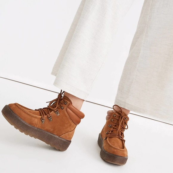 Madewell Shoes - Madewell - The Carsen Lace Up Boots - Size 10